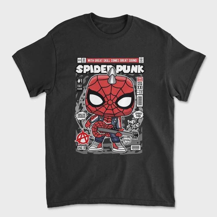 Spider Punk Revolution, Tricou Barbati (Unisex)