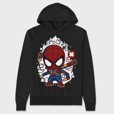 Spiderman Comic Burst, Hanorac Oversize Barbati (Unisex)