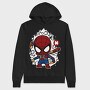 Spiderman Comic Burst, Hanorac Oversize Barbati (Unisex)