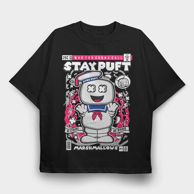 Staypuft Marshmallow Man, Tricou Oversize Barbati (Unisex)