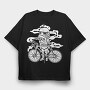 Stormtrooper Bike Ride, Tricou Oversize Barbati (Unisex)