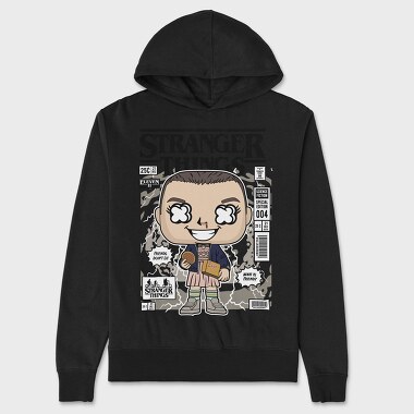 Stranger Things Pop Art, Hanorac Oversize Barbati (Unisex)