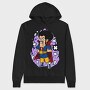 Superhero Afro Power, Hanorac Oversize Barbati (Unisex)