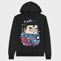 Superman Chibi Burst, Hanorac Oversize Barbati (Unisex)