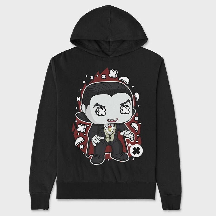 Vampire King Chibi, Hanorac Oversize Barbati (Unisex)
