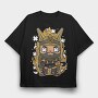 Viking Warrior Crown, Tricou Oversize Barbati (Unisex)
