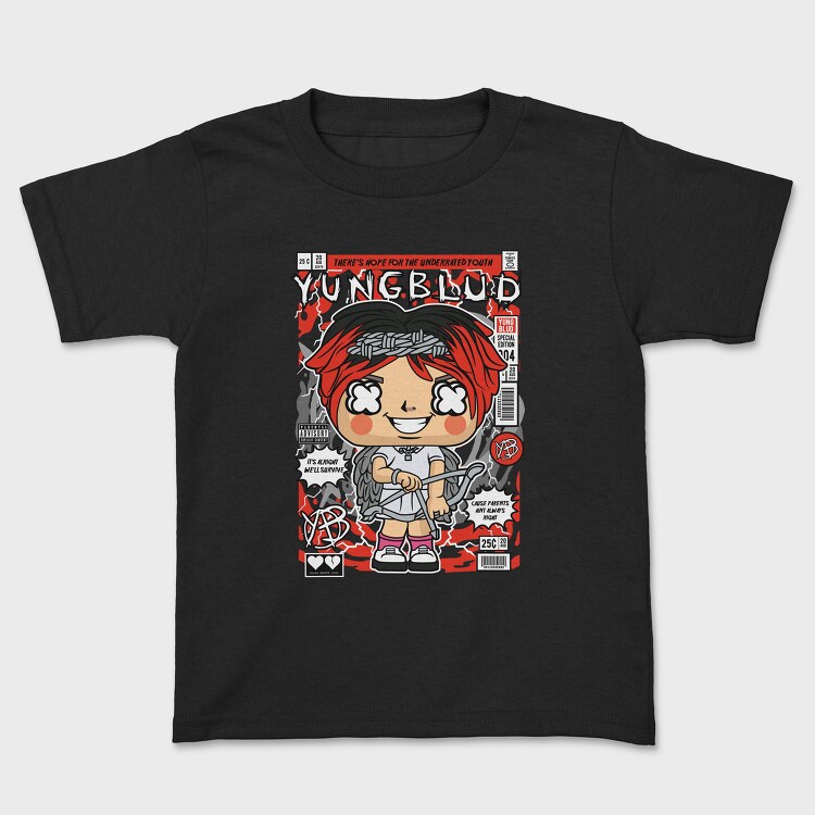 Yungblud Comic Pop Art, Tricou Copii