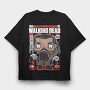 Zombie Apocalypse Pop Art, Tricou Oversize Barbati (Unisex)