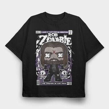 Zombie King Cult, Tricou Oversize Barbati (Unisex)
