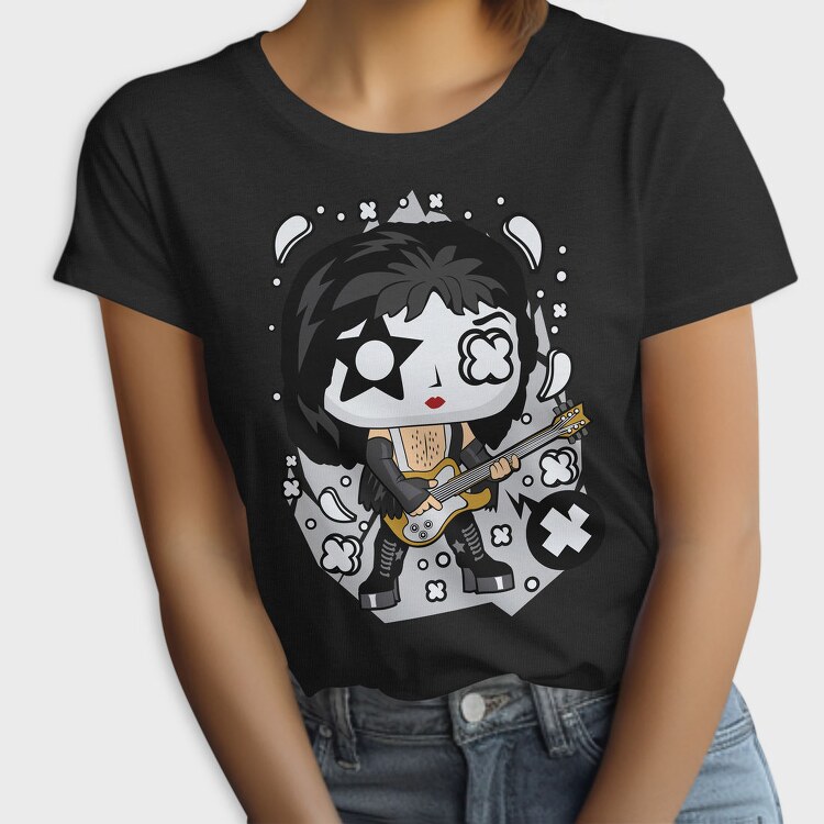 Rockstar Guitar Chibi, Tricou Femei