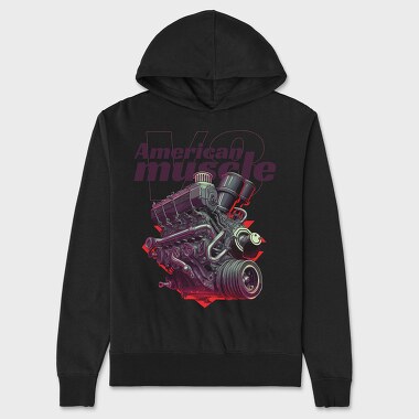 Engine Anime, Hanorac Oversize Barbati (Unisex)