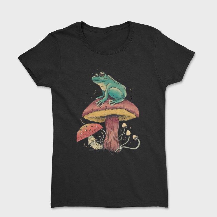 Tricou Femei, Mushroom Frog