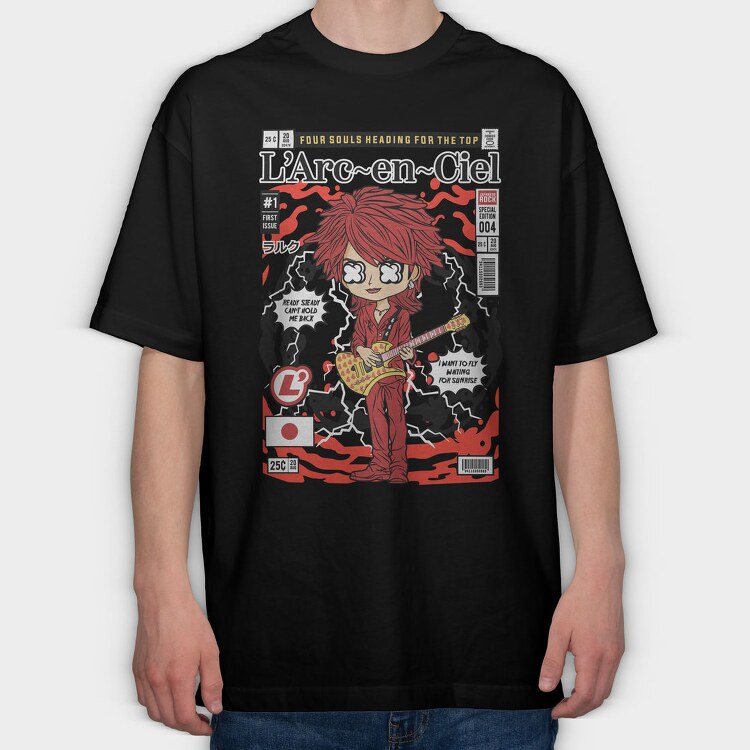 Rockstar Revolution, Tricou Oversize Barbati (Unisex)