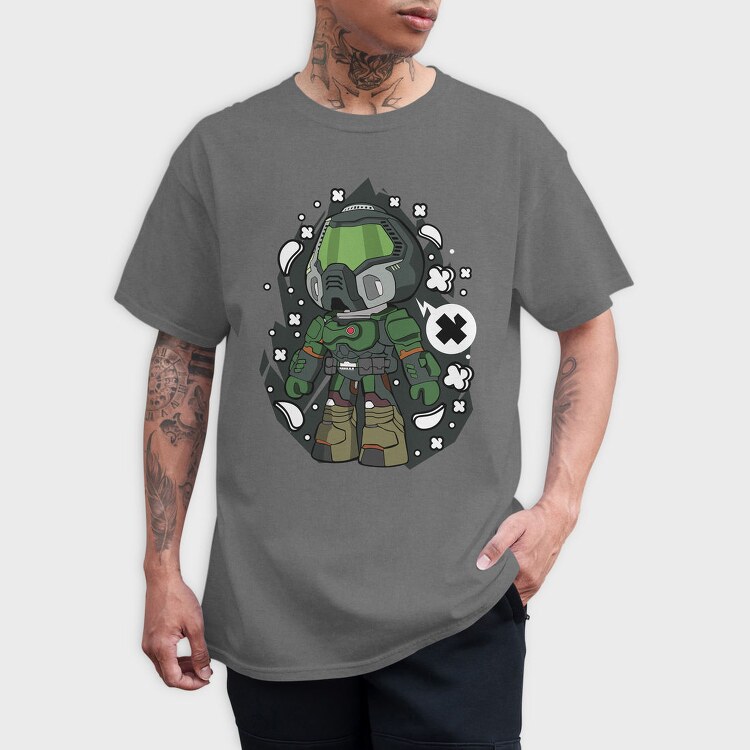 Cyberpunk Soldier, Tricou Barbati (Unisex)