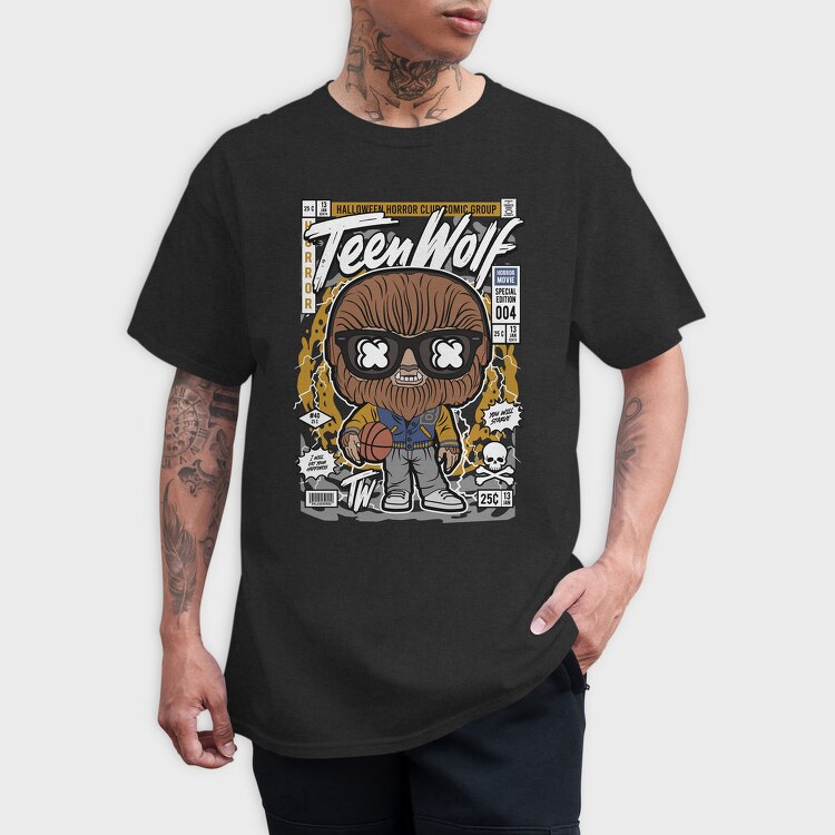 Teen Wolf Horror Comic, Tricou Barbati (Unisex)