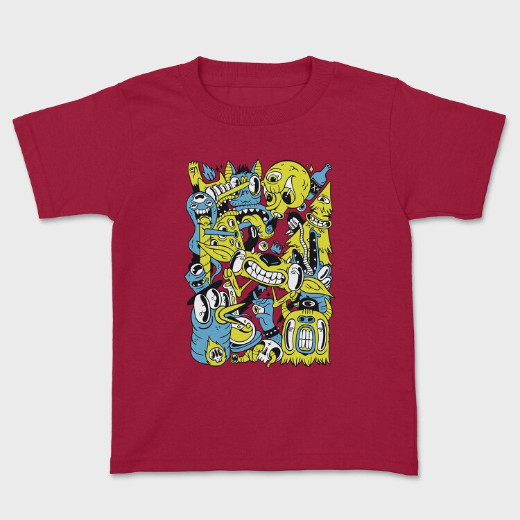 Monster Collage, Tricou Copii