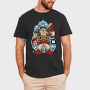 Cyberpunk Warrior 2, Tricou Barbati (Unisex)