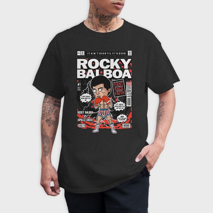 Rocky Boxing Legend, Tricou Barbati (Unisex)