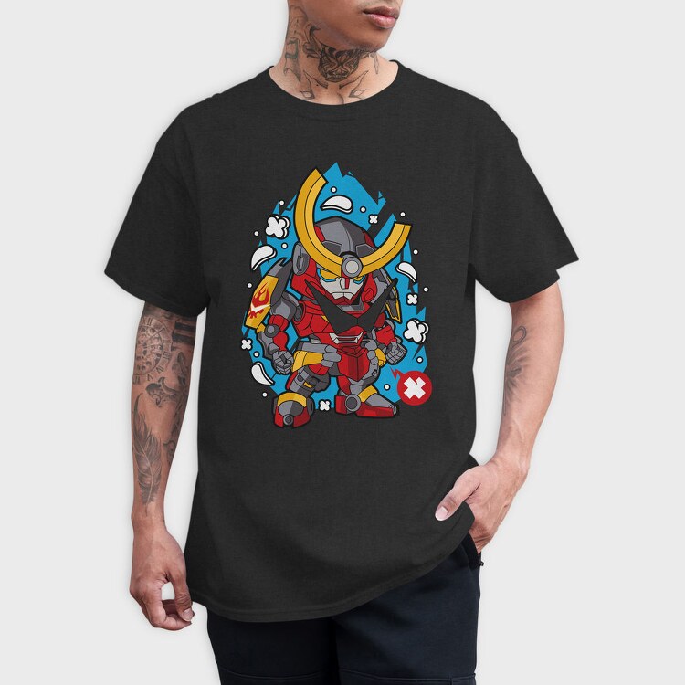 Cyberpunk Warrior, Tricou Barbati (Unisex)