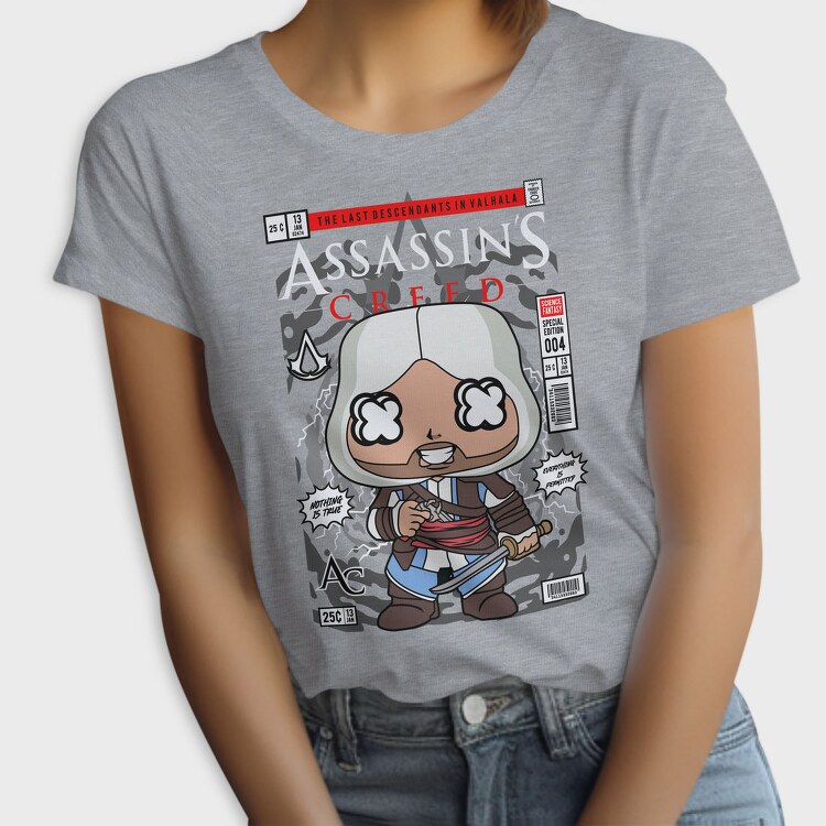 Assassins Creed Pop Art, Tricou Femei