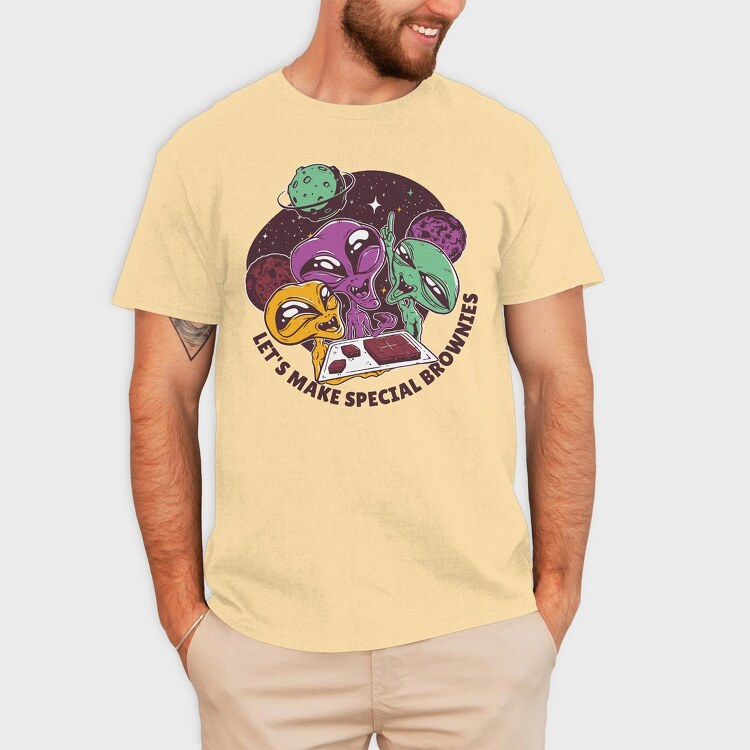 Aliens Make Special Brownies, Tricou Barbati (Unisex)