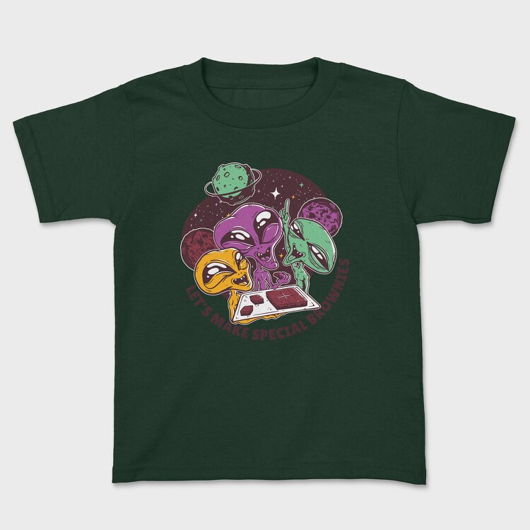 Aliens Make Special Brownies, Tricou Copii