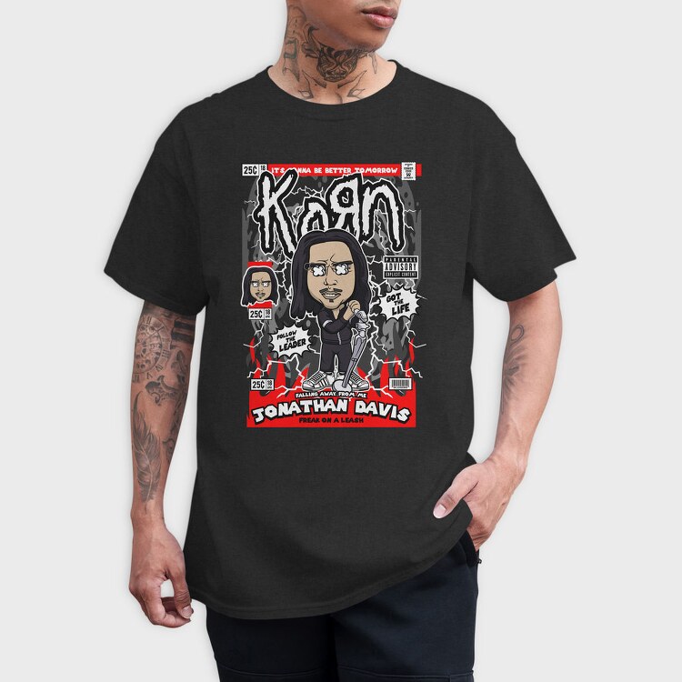 Korn Comic Cult, Tricou Barbati (Unisex)
