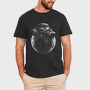 Sloth Moon Monochrome, Tricou Barbati (Unisex)