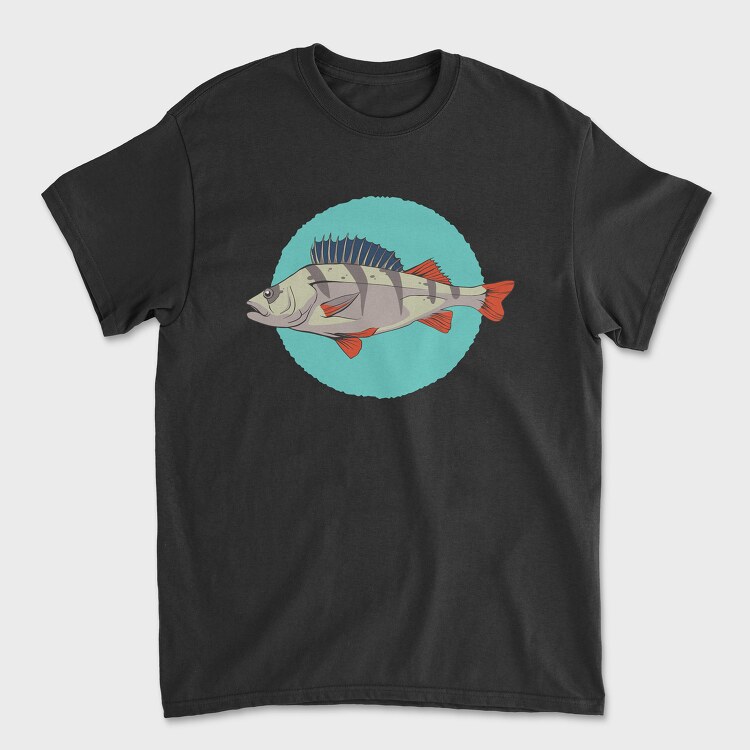 Flussbarsch Fish, Tricou Barbati (Unisex)