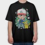 Pikachu Ash Streetwear, Tricou Oversize Barbati (Unisex)