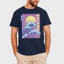 Big Wave Vaporwave, Tricou Barbati (Unisex)