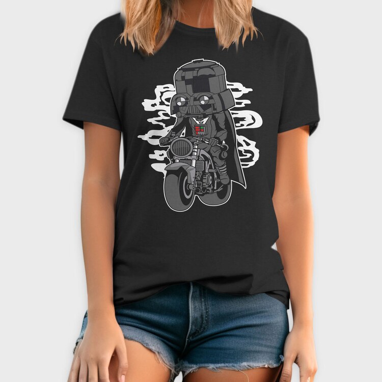 Darth Vader Rider, Tricou Barbati (Unisex)