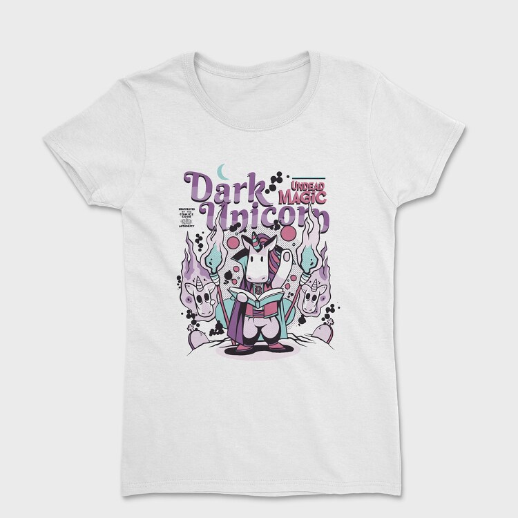 Dark Unicorn Funny, Tricou Femei