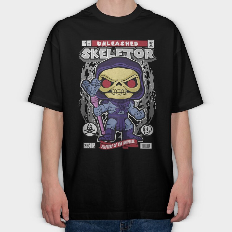 Skeletor Unleashed, Tricou Oversize Barbati (Unisex)