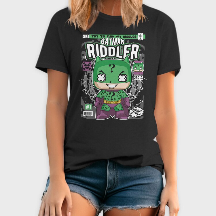 Batman Riddler Mystery, Tricou Barbati (Unisex)