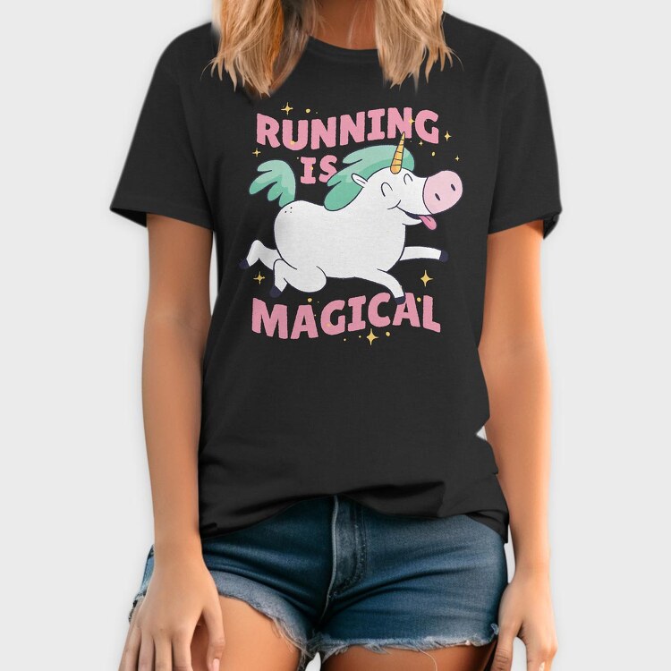 Running Is Magical, Tricou Barbati (Unisex)