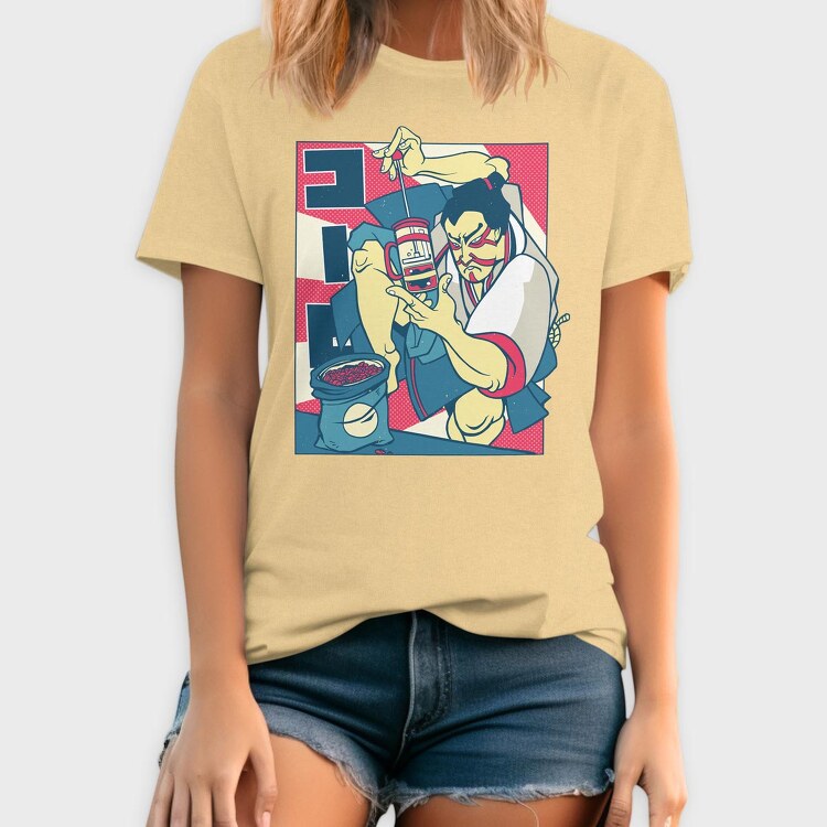 Samurai Coffee, Tricou Barbati (Unisex)