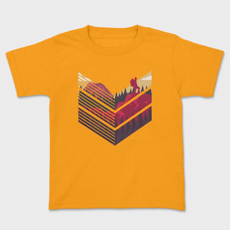 Climing Land Scape, Tricou Copii