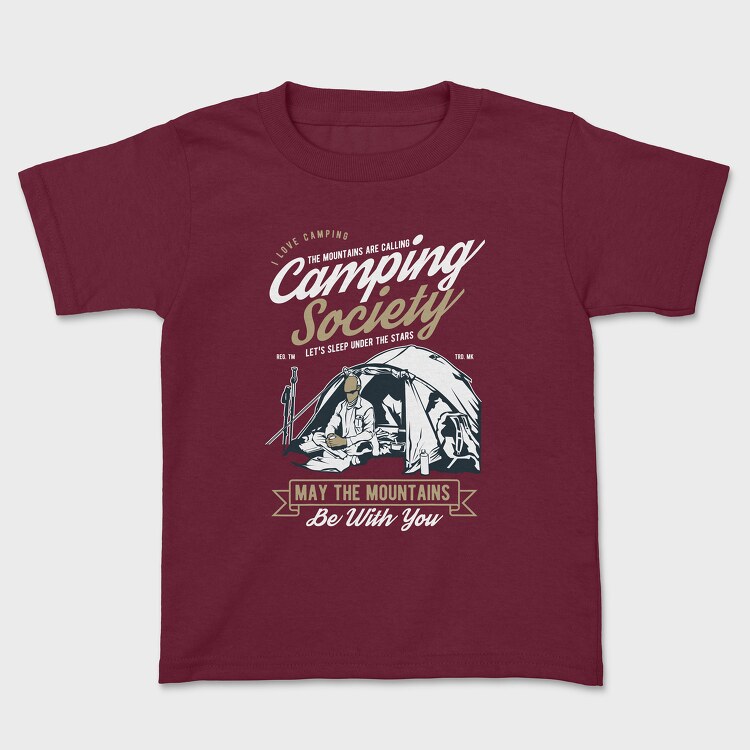 Camping Society, Tricou Copii