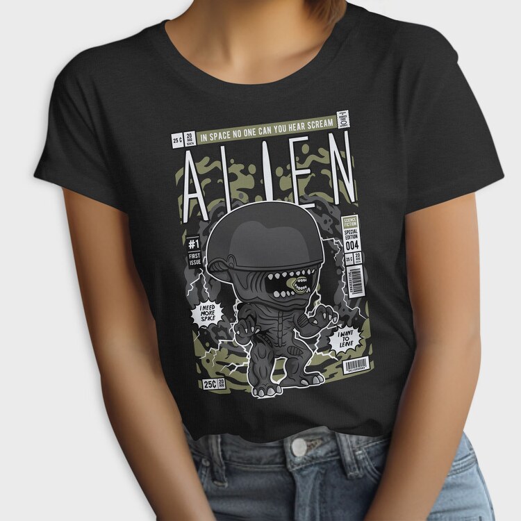 Space Alien Scream, Tricou Femei