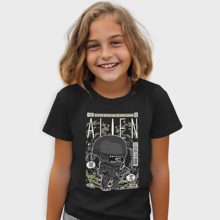 Space Alien Scream, Tricou Copii