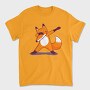 Dab Animal Comics Fox, Tricou Barbati (Unisex)