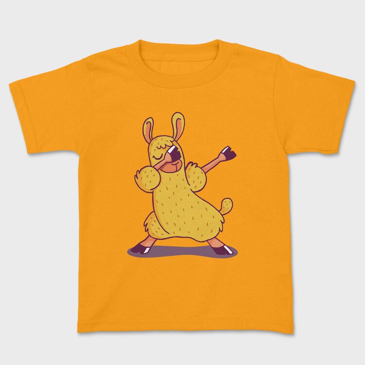 Dab Animal Comics Lama, Tricou Copii