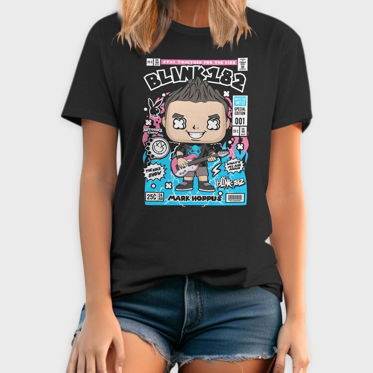 Blink182 Pop Vinyl, Tricou Barbati (Unisex)