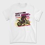 Motocross Rider MotorcycleArt 80S, Tricou Barbati (Unisex)