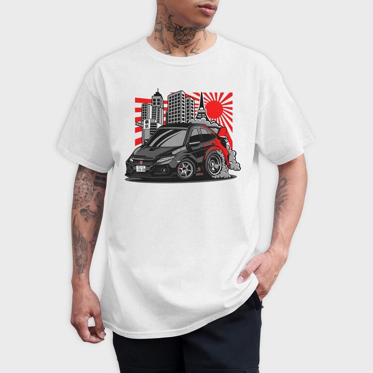 Civic FK8, Tricou Barbati (Unisex)