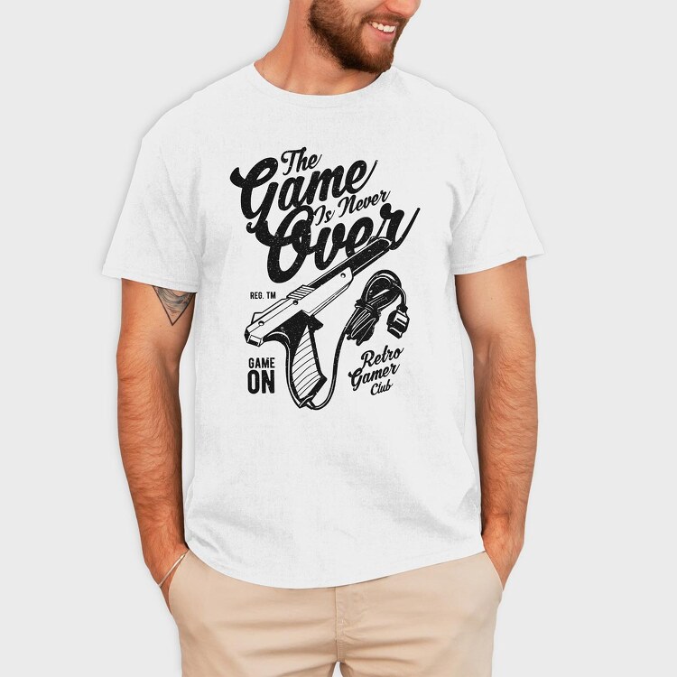 The Game Is Never Over, Tricou Barbati (Unisex)