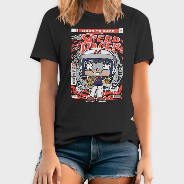 Speed Racer Comic, Tricou Barbati (Unisex)