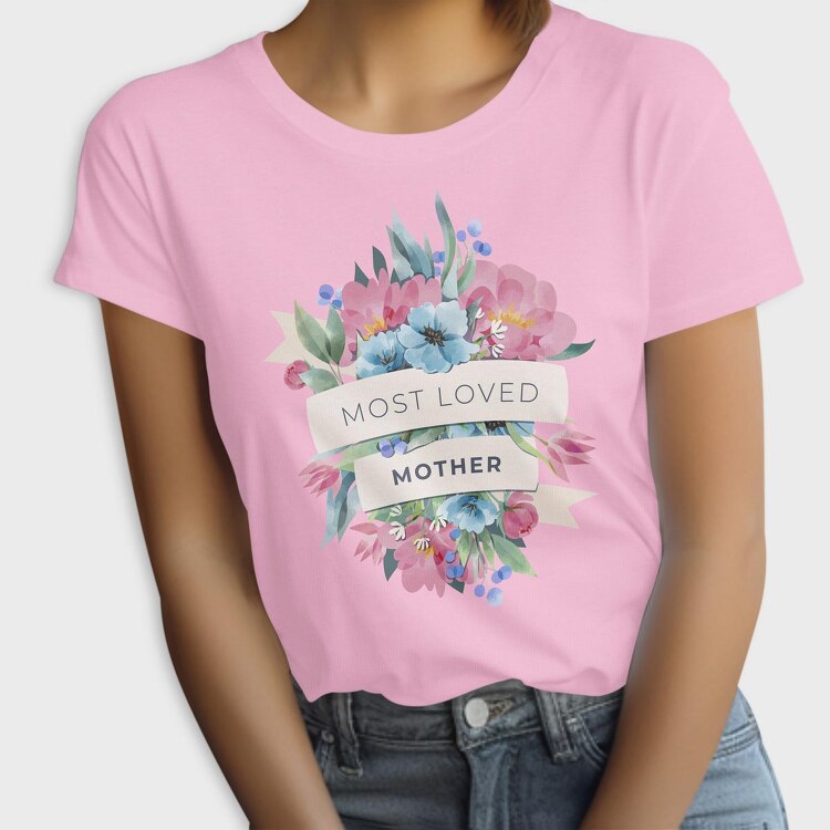 Watercolor Flowers Mother, Tricou Femei