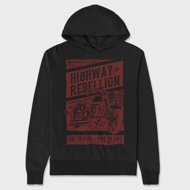 Highway Rebellion, Hanorac Oversize Barbati (Unisex)